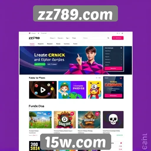 Análise da interface do usuário do zz789.com